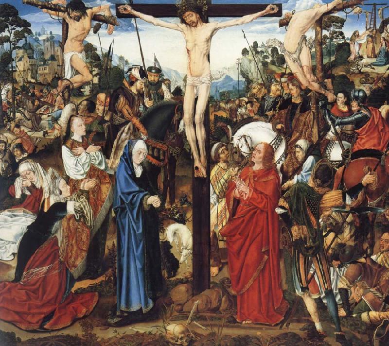 MASTER of the Aix-en-Chapel Altarpiece The crucifixion china oil painting image